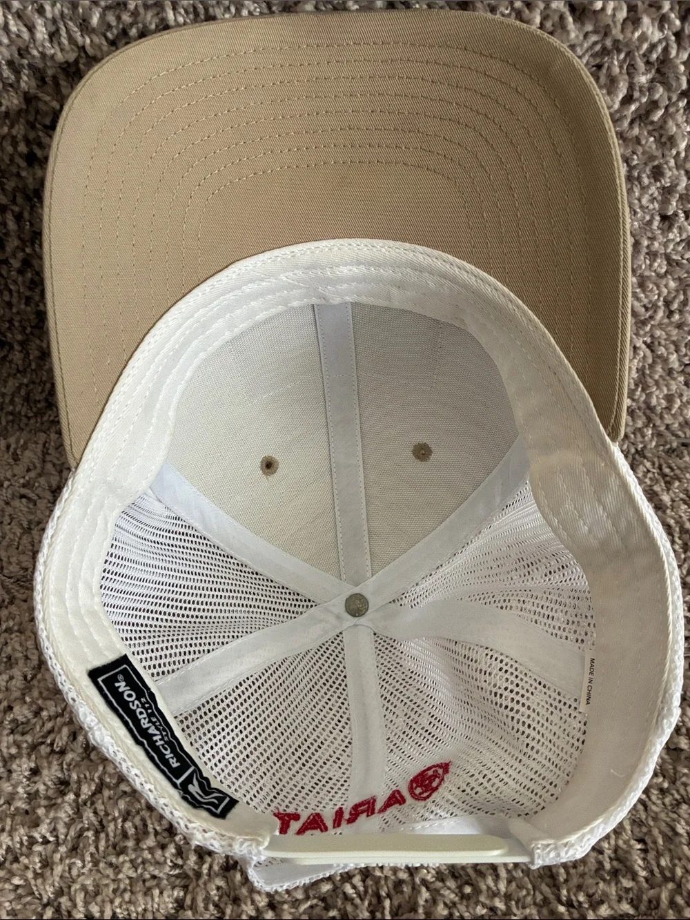 Ariat Oil Rig USA Flag Trucker SnapBack Cap